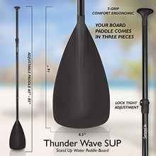 Load image into Gallery viewer, SereneLife Inflatable Stand Up Paddle Board (6 Inches Thick) with Premium Accessories & CarryBag | Wide Stance, Bottom Fin for Paddling, Surf Control, Non-Slip Deck