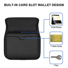 Load image into Gallery viewer, COANJIUO Holster for Samsung Galaxy Z Flip, Galaxy Z Flip 3, Galaxy Z Flip 3 5G Belt Clip Holsters for Motorola Razr 5G, Motorola Razr 2019 Magnetic Closure Horizontal Pouch, Black