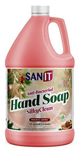 Load image into Gallery viewer, Sanit Silky Clean Antibacterial Liquid Hand Soap Refill - Advanced Formula with Coconut Oil and Aloe Vera - All Natural Moisturizing Hand Wash - Made in USA, Holiday Aroma, 1 Gallon