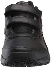 Load image into Gallery viewer, Reebok Men's Work N Cushion 4.0 Walking Shoe, Velcro Strap/Black, 10