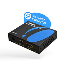 Load image into Gallery viewer, 4K Audio Extractor HDMI by OREI, UltraHD 4K @ 60Hz 18G HDMI 2.0 Audio Converter SPDIF + 3.5mm Output HDCP 2.2 - Dolby Digital/DTS Passthrough CEC, HDR, Dolby Vision, HDR10 Support (HDA-912)