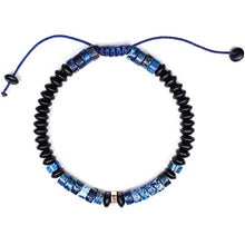 Load image into Gallery viewer, Imperial Jasper and Black Onyx Bracelet with Golden Hematite, Protection Bracelet, Power Bracelet, Anxiety Stress Relief, Anxiety Relief, Crystal Bracelet, Jasper Bracelet, Balancing Bracelet