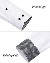Load image into Gallery viewer, J.Ver Men's Casual Long Sleeve Stretch Dress Shirt Wrinkle-Free Regular Fit Button Down Shirts