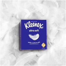 Load image into Gallery viewer, Kleenex Ultra Soft Facial Tissues, 8 Flat Boxes, 120 Tissues per Box (960 Total Tissues)