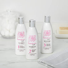 Load image into Gallery viewer, Maison 276 CLARIFY + HYDRATE + RESTORE Trio for Silver and Blonde Hair. Paraben, Sulfate, and DEA free. No Purple Dye. Pack of 3 β 8 oz. bottles
