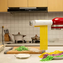Load image into Gallery viewer, Antree Pasta Maker Attachment 3 in 1 Set for KitchenAid Stand Mixers Included Pasta Sheet Roller, Spaghetti Cutter, Fettuccine Cutter Maker Accessories and Cleaning Brush