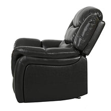 Load image into Gallery viewer, Christopher Knight Home Hawthorne Leather Glider Recliner Chair, Black Berry