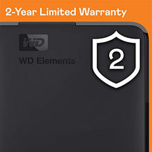 Load image into Gallery viewer, WD 2TB Elements Portable External Hard Drive HDD, USB 3.0, Compatible with PC, Mac, PS4 & Xbox - WDBU6Y0020BBK-WESN