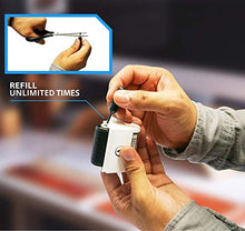 Load image into Gallery viewer, Identity Theft Protection Roller Stamps Wide Kit, Including 6-Pack Refills - Confidential Roller Stamp, Anti Theft, Privacy & Security Stamp, Designed for ID Blackout Security - Classy White