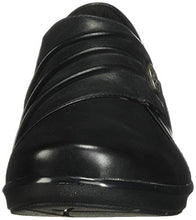 Load image into Gallery viewer, Clarks Women's Hope Roxanne Loafer, Black Leather, 9 M US