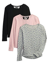 Load image into Gallery viewer, GAP Girls Foreversoft Long Sleeve T-Shirt Black