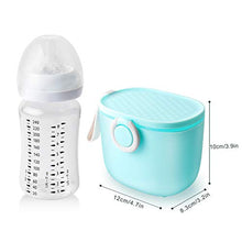 Load image into Gallery viewer, Termichy Baby Formula Dispenser, Portable Milk Powder Dispenser Container with Carry Handle and Scoop for Travel Outdoor Activities with Baby Infant, 500ml (Blue)