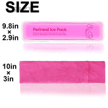 Load image into Gallery viewer, Reusable Perineal Cooling Pad for Postpartum & Hemorrhoid Pain Relief,Hot and Cold Pads for Postpartum Essentials, Hot & Cold Packs for Women After Pregnancy and Delivery, 2 Ice Pack and 3 Cover(pink)