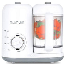 Load image into Gallery viewer, Mumum Baby Food Maker | Blender Grinder Steamer | Defrost, Steam, Cook & Blend with Built in Timer