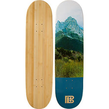 Load image into Gallery viewer, Bamboo Skateboards Mountain Graphic Skateboard Deck Only - More Pop, Lasts Longer Than Maple, Eco Friendly 8.0