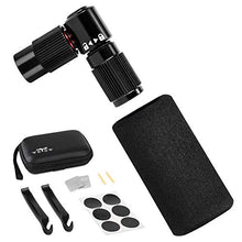 Load image into Gallery viewer, WOTOW Bike Tire CO2 Inflators Kits, Quick Inflate Bicycle Pumps Nozzle with Insulated Sleeve | Glueless Puncture Kit | Fits Presta and Schrader Valve |No Cartridge Included (Black)