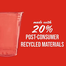 Load image into Gallery viewer, SOLO Cup Company Clear Recycled Plastic Party Cups, 18 Oz, 184 Count