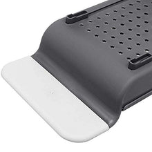 Load image into Gallery viewer, AIKENR Expandable Bath Shelf, Adjustable Bathtub Caddy Tray Storage Rack Multifunctional Bathtub Tub Organizer, Non-Slip Grip, Black
