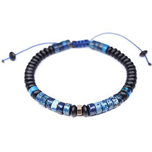 Load image into Gallery viewer, Imperial Jasper and Black Onyx Bracelet with Golden Hematite, Protection Bracelet, Power Bracelet, Anxiety Stress Relief, Anxiety Relief, Crystal Bracelet, Jasper Bracelet, Balancing Bracelet