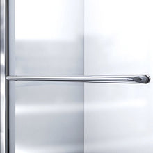 Load image into Gallery viewer, DreamLine Infinity-Z 50-54 in. W x 72 in. H Semi-Frameless Sliding Shower Door, Clear Glass in Brushed Nickel, SHDR-0954720-04