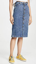 Load image into Gallery viewer, Lee Vintage Modern Women's High Rise Midi Skirt, Leesure Blue, 28