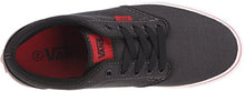 Load image into Gallery viewer, VANS MENS ATWOOD TEXTILE SHOES BLACK CHILLI SIZE 10.5