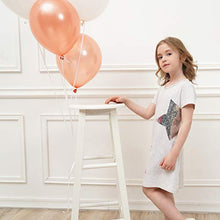 Load image into Gallery viewer, DXTON Little Girls Summer Short Sleeve Dresses Outfits for 3-8 Years SH7277 8T