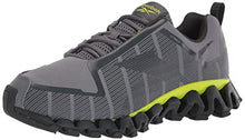 Load image into Gallery viewer, Reebok Men's ZigWild TR 6 Trail Running Shoe, Pure Grey/Acid Yellow, 10.5