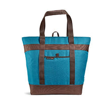 Load image into Gallery viewer, Rachael Ray Jumbo Chillout Thermal Tote, Insulated Bag Keeps Cool or Hot for Hours, XL Insulated Bag for Groceries, Potlucks, Sundries & More!, Foldable & Reusable Thermo Food Bag, Marine Blue