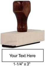 Load image into Gallery viewer, Traditional Custom Rubber Stamp (Extra Large)