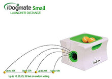 Load image into Gallery viewer, IDOGMATE Small Interactive Ball Launcher with Rechargeable, Automatic Dog Ball Thrower for Mini Dog (Small Machine with 3 Balls)