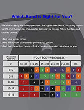 Load image into Gallery viewer, Pull Up Assistance Bands - Eackrola Resistance Bands Set of 6 Monster Heavy Duty Workout Exercise Crossfit Stretch Fitness Bands for Body, Instruction Guide and Carry Bag Included