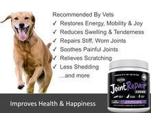 Load image into Gallery viewer, Joint Repair Advanced Hip & Joint Health Supplement for Dogs. Naturally Relieves Arthritis, Pain & Inflammation. Extra Strength Soft Chew Treats with Glucosamine, Chondroitin & MSM Improve Mobility