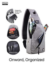 Load image into Gallery viewer, Peak Gear Sling Compact Crossbody Backpack and Day Bag - w/Lifetime Lost & Found ID