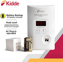 Load image into Gallery viewer, Kidde Nighthawk Carbon Monoxide Detector, AC-Plug-In with Battery Backup, Digital Display