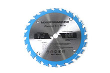 Load image into Gallery viewer, Monster&Master Metal Cutting Circular Saw Blade for Wood and Plastic, 7-1/4-inch x24T x 5/8-inch, MM-LW-001x2