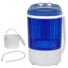 Load image into Gallery viewer, SUPER DEAL Mini Washing Machine Compact Counter Top Washer with Spin Cycle Basket and Drain Hose