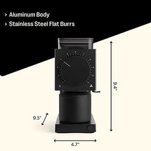 Load image into Gallery viewer, Fellow Ode Brew Grinder - Burr Coffee Grinder Electric - Coffee Bean Grinder with 31 Settings for Drip, French Press & Cold Brew - Small Footprint Electric Grinder - Matte Black