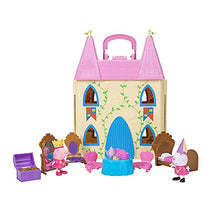 Load image into Gallery viewer, Peppa Pig 99803 Foldable Deluxe Royal Tea Party Princess Castle Playset with Character Figurines and Furniture Pieces for Ages 2 and Up