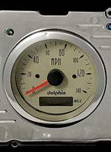 Load image into Gallery viewer, 1960 1961 1962 1963 Chevy Truck 6 Gauge GPS Dash Cluster Panel Set Tan