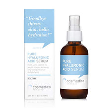 Load image into Gallery viewer, Cosmedica Hyaluronic Acid Serum for Skin – 4 Fl. Oz Hydrating Facial Moisturizer with Anti-Aging Skin Care Properties. Beauty and Skin Care
