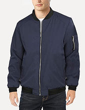 Load image into Gallery viewer, Lentta Men's Casual Slim Lightweight Softshell Spring Windbreakers Bomber Jacket(DarkBlue-XS)