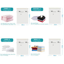Load image into Gallery viewer, AirBaker Travel Vacuum Storage Bags for Clothes Comforters Blankets Pillows 12 Pack (3 x Jumbo 3 x Large 3 x Medium 3 x Small) with Pump Space Saver Bag