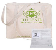 Load image into Gallery viewer, HILLFAIR 100% Certified Organic Cotton Blankets- Queen Size Bed Blankets- All Season Cotton Blanket- Cotton Bed Blankets- Soft Multipurpose Queen Blankets- Blue Queen Size Blankets