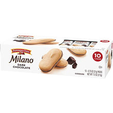 Load image into Gallery viewer, Pepperidge Farm Milano Cookies, Dark Chocolate, 2 Cookies per Pack, Packaging May Vary, 0.75 Ounce (Pack of 10)