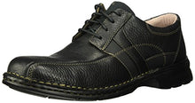 Load image into Gallery viewer, Clarks Men's ESPACE Shoe, black oily leather, 070 M US