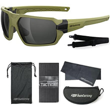 Load image into Gallery viewer, HUNTERSKY HTS Q37 anti-fog polarized Tactical hunting Shooting sunglasses Military Grade Ballistic Impact Protection eye pro army Glasses, Motorcycle riding running driving Gun Range