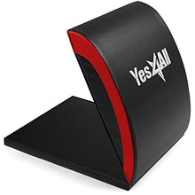 Load image into Gallery viewer, Yes4All Ab Exercise Mat with Tailbone Protecting Pad, Abdominal Wedge – Support for Abs Workout, Sit Up – Abdominal Mat Tailbone Protector (Red) (2020)