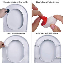 Load image into Gallery viewer, FOOFOO Bidet Toilet Seat Bumper for Bidet Attachment with Strong Adhesive White 4PACK