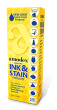 Load image into Gallery viewer, Amodex Ink and Stain Remover – Cleans Marker, Ink, Crayon, Pen, Makeup from Furniture, Skin, Clothing, Fabric, Leather - Liquid Solution - 4 fl oz Bottle